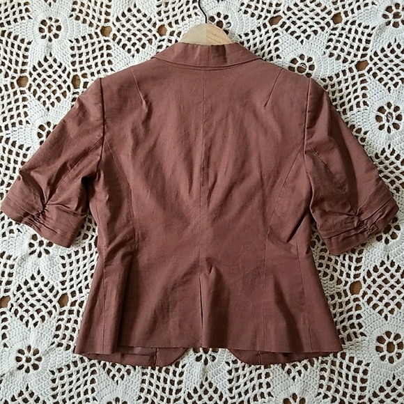 Short Sleeve Unique Blazer - Picture 3 of 10